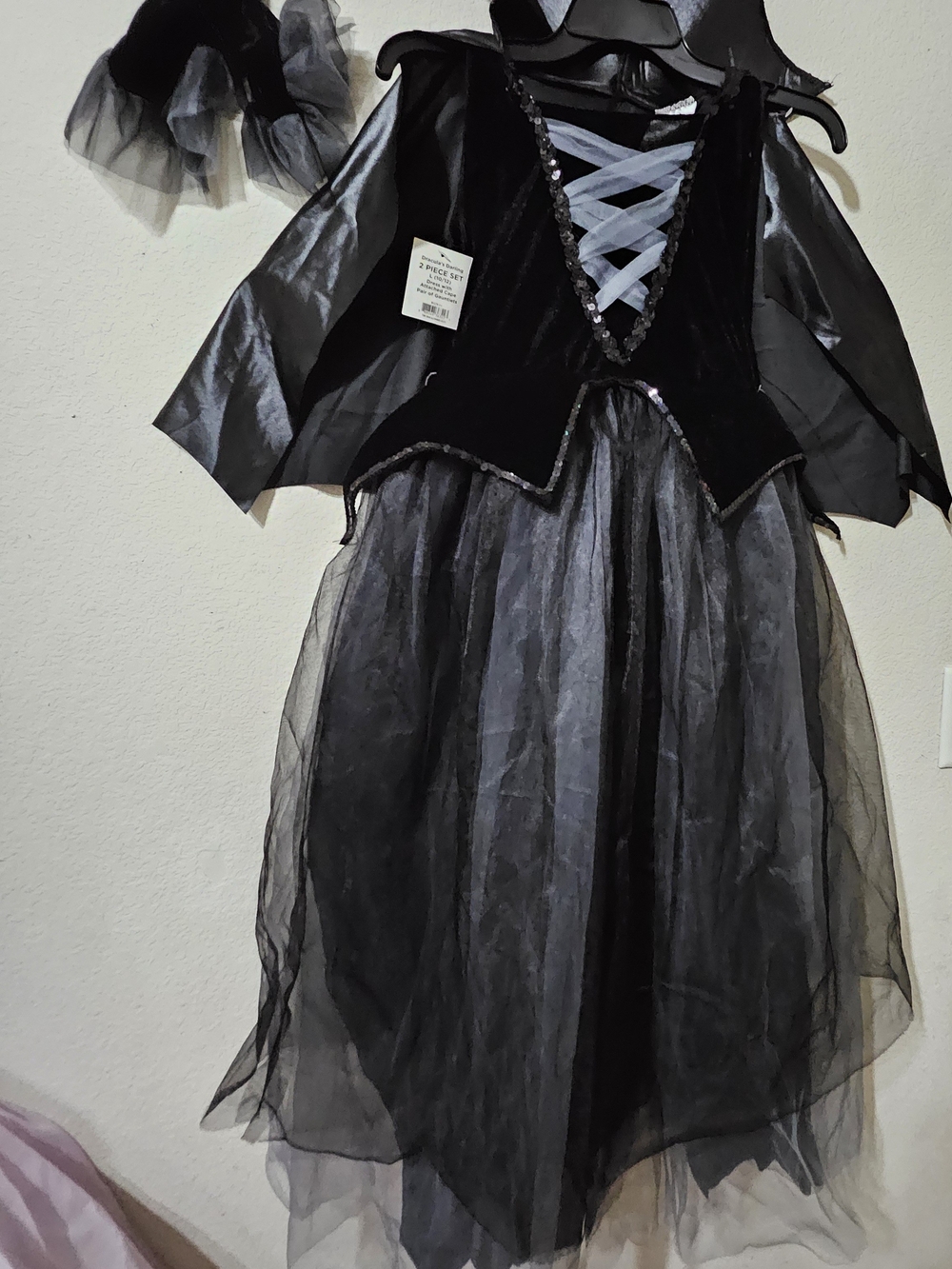 Dracula's Darling Costume Dress with Tulle Skirt